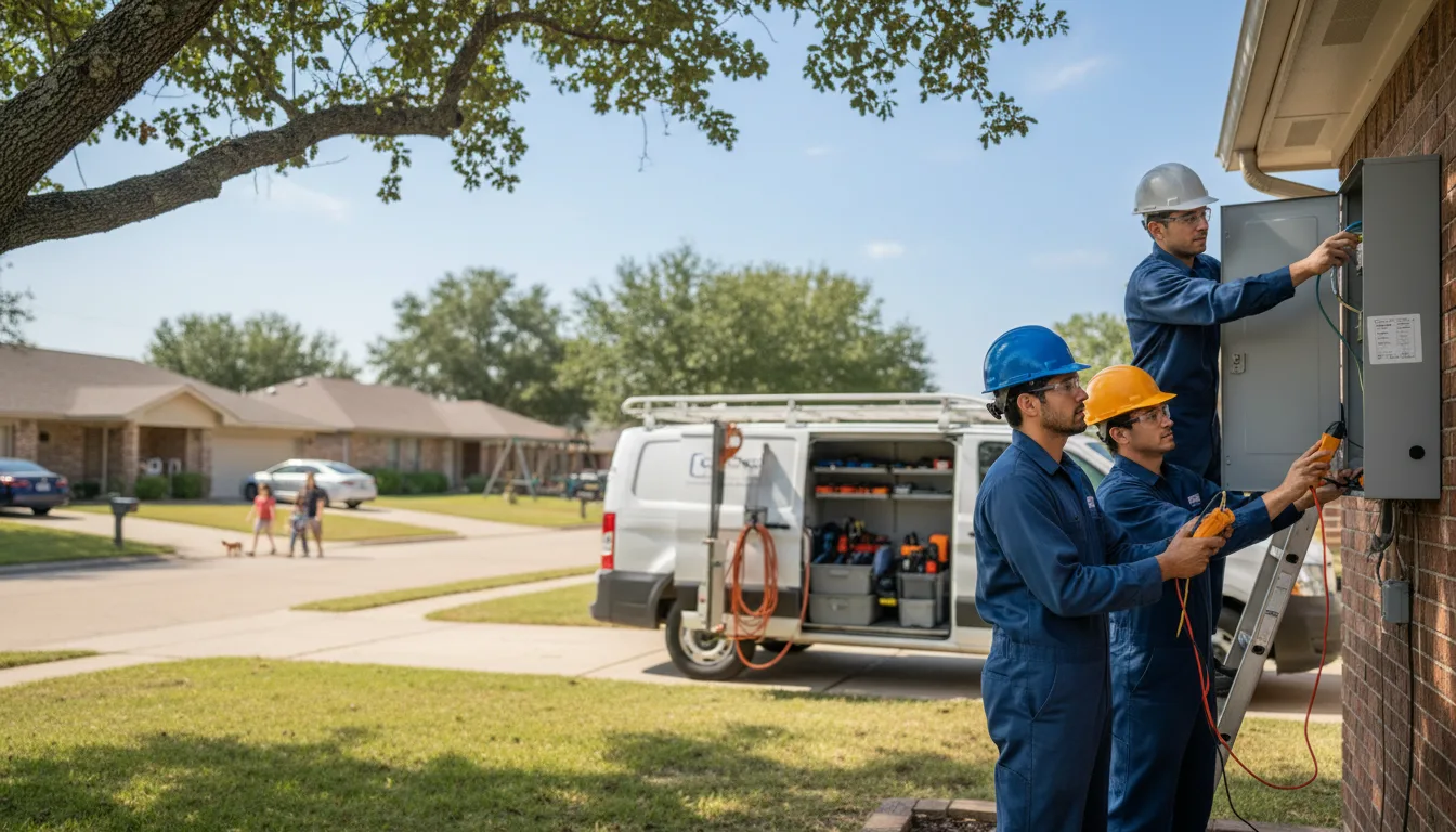 Certified electrician providing emergency electrical services in Rural Valley, PA